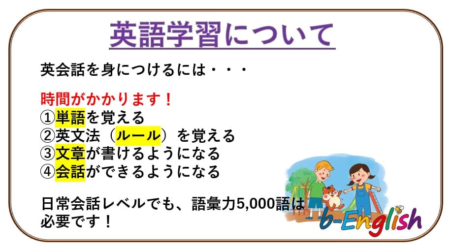 英語学習について